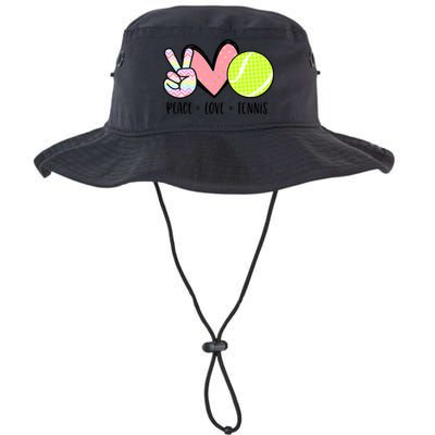 Peace Love Tennis Cute Design Teen Little Great Gift Bucket Hat