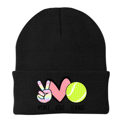 Peace Love Tennis Cute Design Teen Little Great Gift Beanie