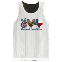 Peace Love Texas TX Texas Flag Funny City Home Roots Mesh Reversible Basketball Jersey Tank