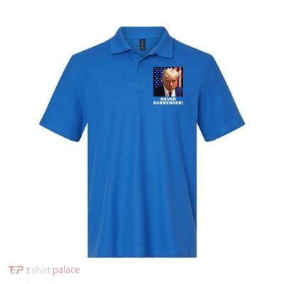 President Legend Trump 2024 Mugshot Never Surrender Polo