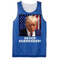 President Legend Trump 2024 Mugshot Never Surrender Mesh Reversible Basketball Jersey Tank