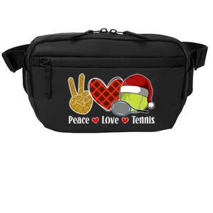 Peace Love Tennis Christmas Tennis Player Xmas Party Cool Gift Crossbody Pack