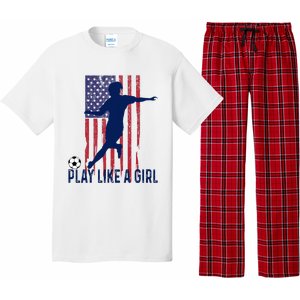 Play Like USA Flag Football Team  Game Goal Soccer Pajama Set