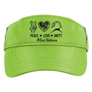 Peace Love Unity Day Orange Be Kind Equality Anti Bullying Gift Adult Drive Performance Visor