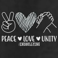 Peace Love Unity End Bullying Awareness Adult Drive Performance Visor