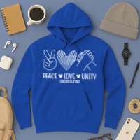 Peace Love Unity End Bullying Awareness Hoodie
