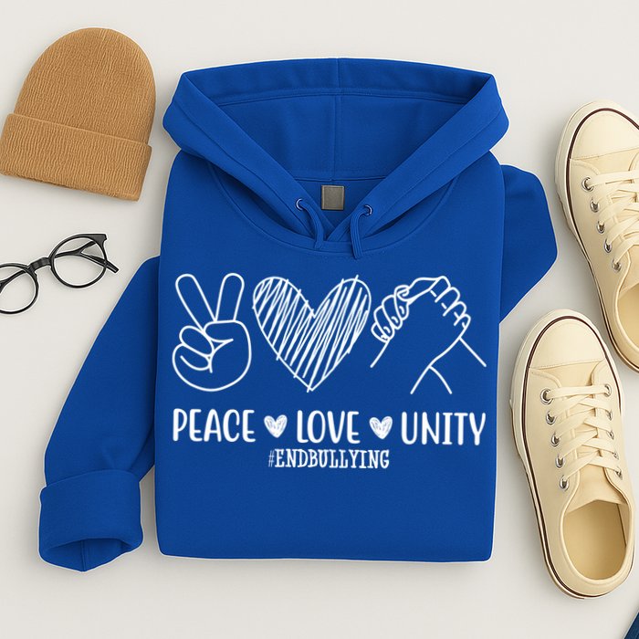 Peace Love Unity End Bullying Awareness Hoodie