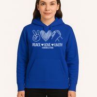 Peace Love Unity End Bullying Awareness Hoodie