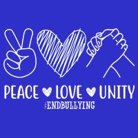 Peace Love Unity End Bullying Awareness 16 in Basic Backpack