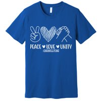 Peace Love Unity End Bullying Awareness Premium T-Shirt