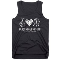 Peace Love Unity Day Orange Be Kind Anti Bullying Tank Top