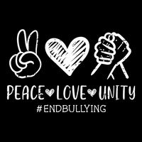 Peace Love Unity Orange Anti Bullying Unity Day Wool Snapback Cap