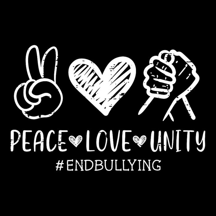 Peace Love Unity Orange Anti Bullying Unity Day Wool Snapback Cap