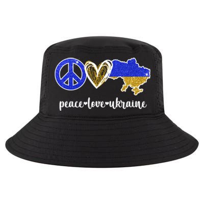 Peace Love Ukraine Cool Comfort Performance Bucket Hat