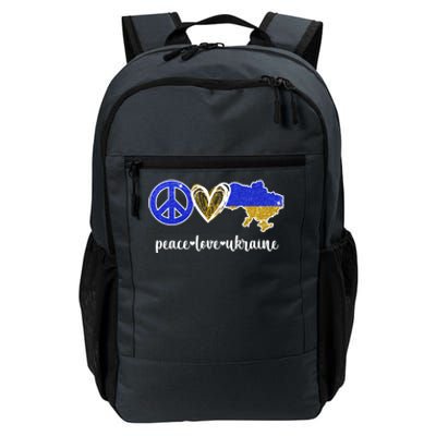 Peace Love Ukraine Daily Commute Backpack