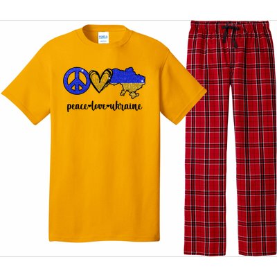 Peace Love Ukraine Pajama Set