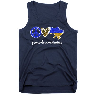 Peace Love Ukraine Tank Top