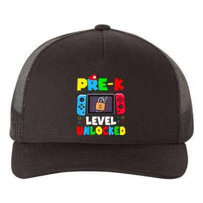 Prek Level Unlocked Video Game Back To School Yupoong Adult 5-Panel Trucker Hat