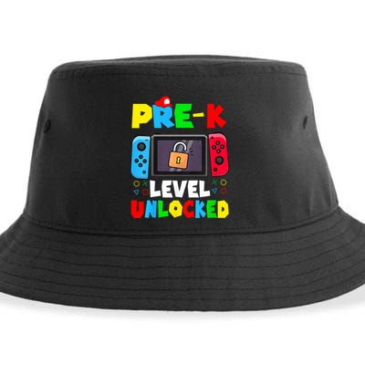 Prek Level Unlocked Video Game Back To School Sustainable Bucket Hat