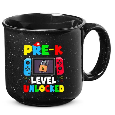 Prek Level Unlocked Video Game Back To School 15oz Campfire Ceramic Mug