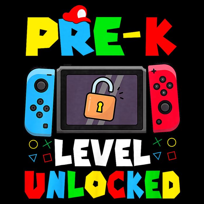 Prek Level Unlocked Video Game Back To School Drawstring Bag