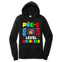 Prek Level Unlocked Video Game Back To School Women's Pullover Hoodie