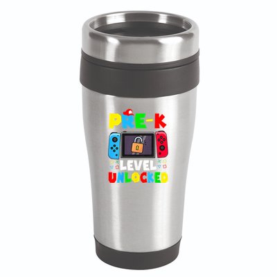 Prek Level Unlocked Video Game Back To School 16oz Travel Tumbler