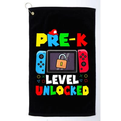 Prek Level Unlocked Video Game Back To School Golf Towel