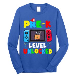 Prek Level Unlocked Video Game Back To School Long Sleeve Shirt