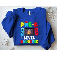 Prek Level Unlocked Video Game Back To School Sweatshirt
