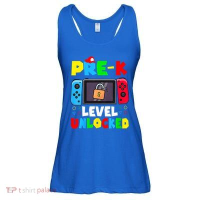 Prek Level Unlocked Video Game Back To School Ladies Essential Flowy Tank