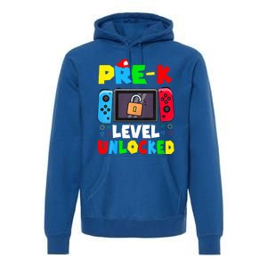 Prek Level Unlocked Video Game Back To School Premium Hoodie