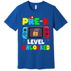 Prek Level Unlocked Video Game Back To School Premium T-Shirt