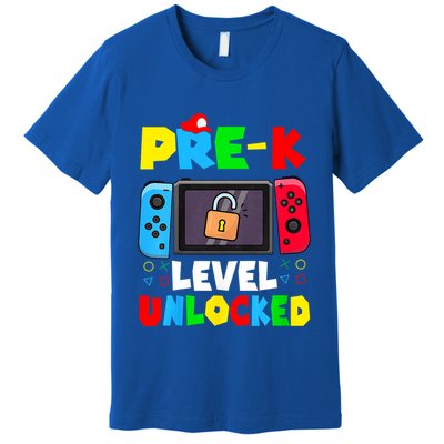 Prek Level Unlocked Video Game Back To School Premium T-Shirt