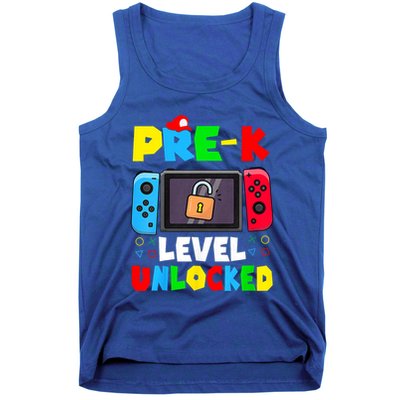 Prek Level Unlocked Video Game Back To School Tank Top