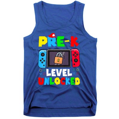 Prek Level Unlocked Video Game Back To School Tank Top