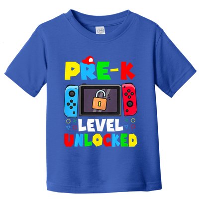 Prek Level Unlocked Video Game Back To School Toddler T-Shirt