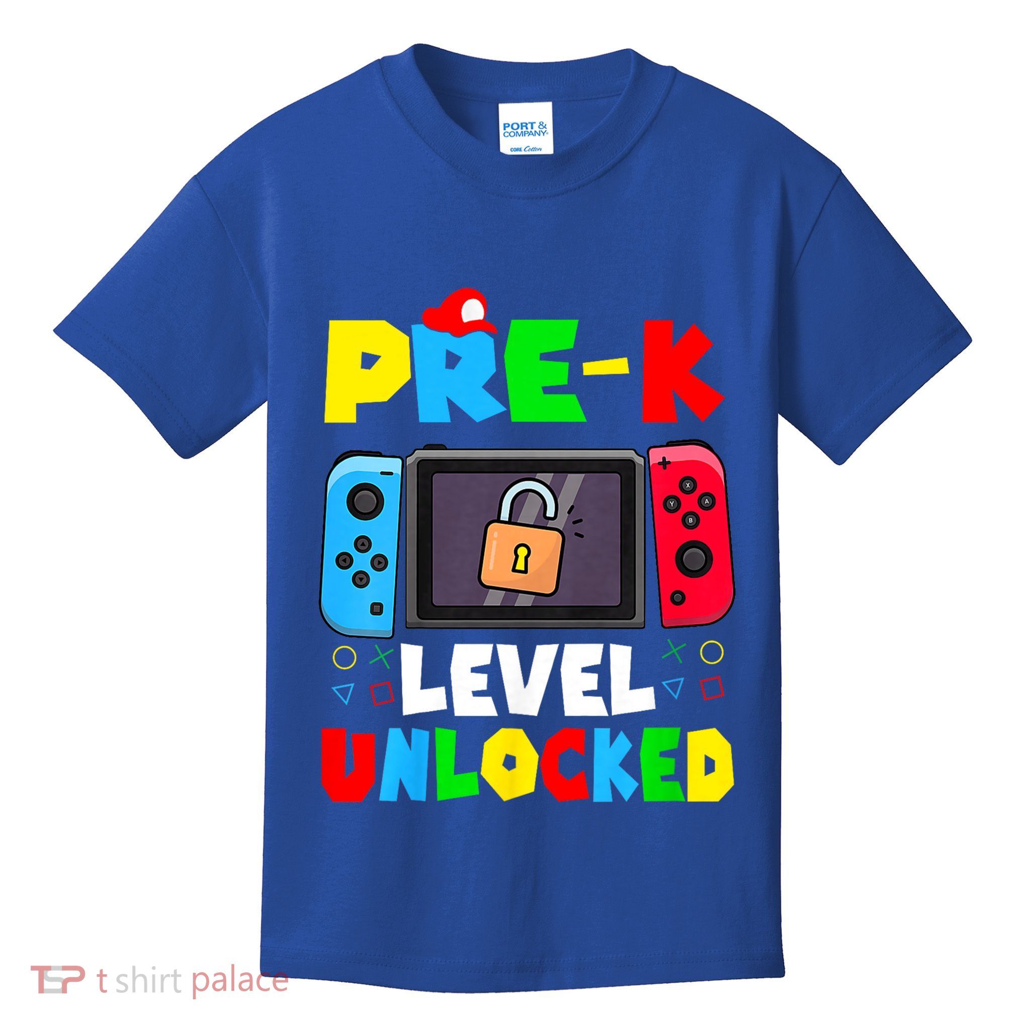 Prek Level Unlocked Video Game Back To School Kids T-Shirt