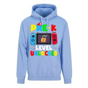 Prek Level Unlocked Video Game Back To School Unisex Surf Hoodie