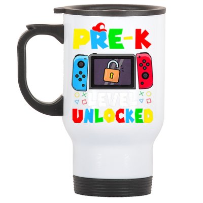 Prek Level Unlocked Video Game Back To School Stainless Steel Travel Mug