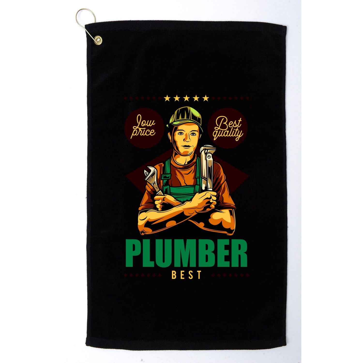 Plumber Golf Towel