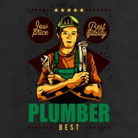 Plumber Golf Towel