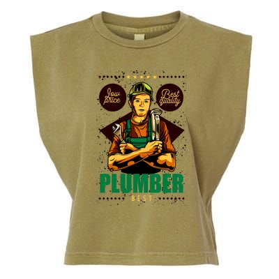 Plumber Garment-Dyed Women's Muscle Tee