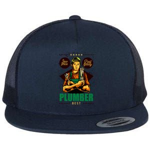 Plumber Flat Bill Trucker Hat