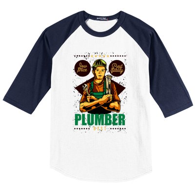 Plumber Baseball Sleeve Shirt