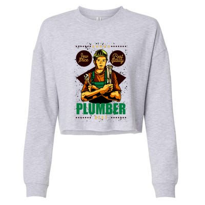 Plumber Cropped Pullover Crew