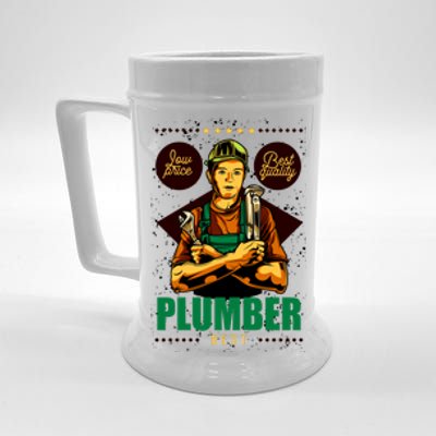 Plumber Beer Stein