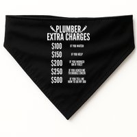 Plumber Extra Charges USA-Made Doggie Bandana