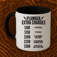 Plumber Extra Charges Mug