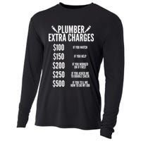 Plumber Extra Charges Cooling Performance Long Sleeve Crew